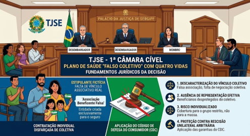 PLANO DE SAÚDE “FALSO COLETIVO” COM QUATRO VIDAS: OS FUNDAMENTOS ADOTADOS PELA 1ª CÂMARA CÍVEL DO TJSE